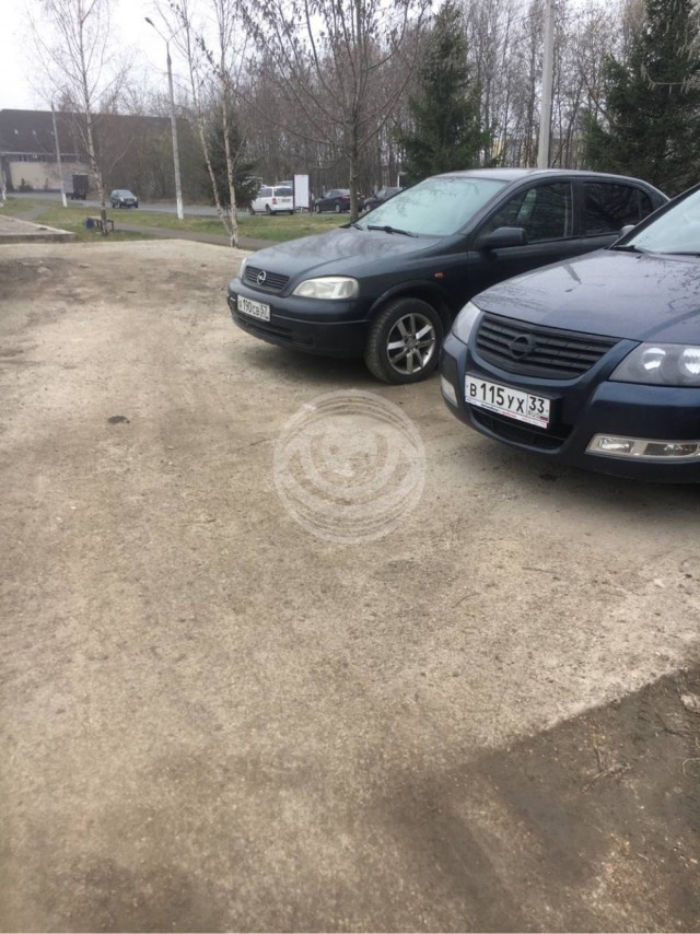 Поставил машину на пешеходной дорожке...
