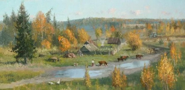 Осень в картинах Владимира Жданова
