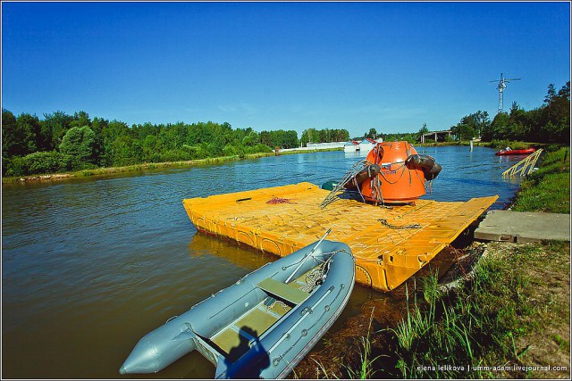 Тренировка космонавтов. "Водные процедуры"