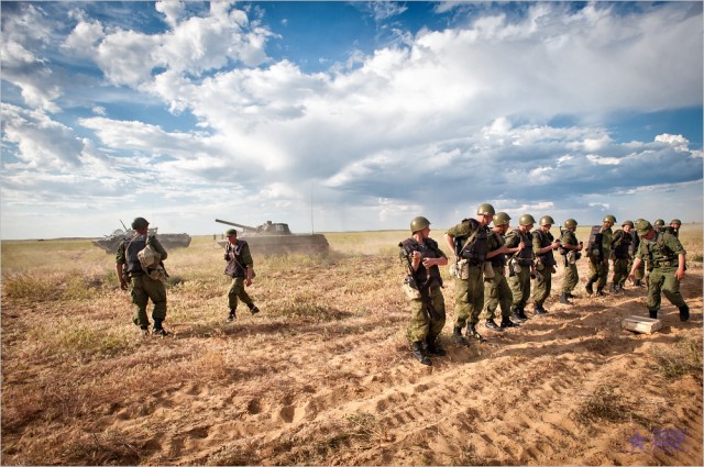 Про морпехов Каспийской военной флотилии