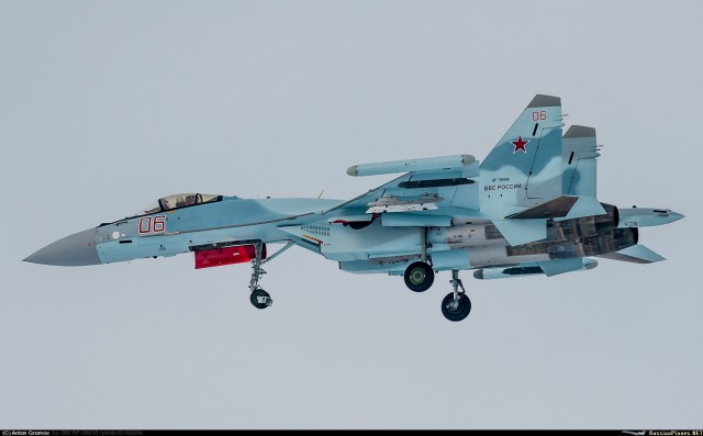 Четыре истребителя Су-35С переброшены в Сирию