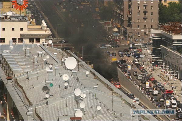 Пожар на Садовом кольце