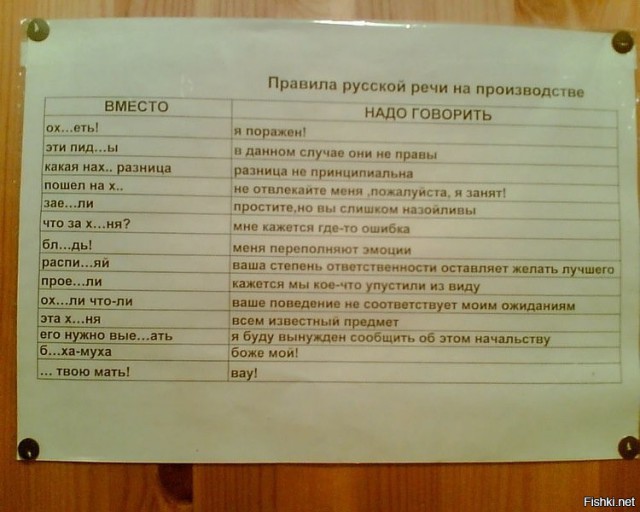 Пара плакатов для работы