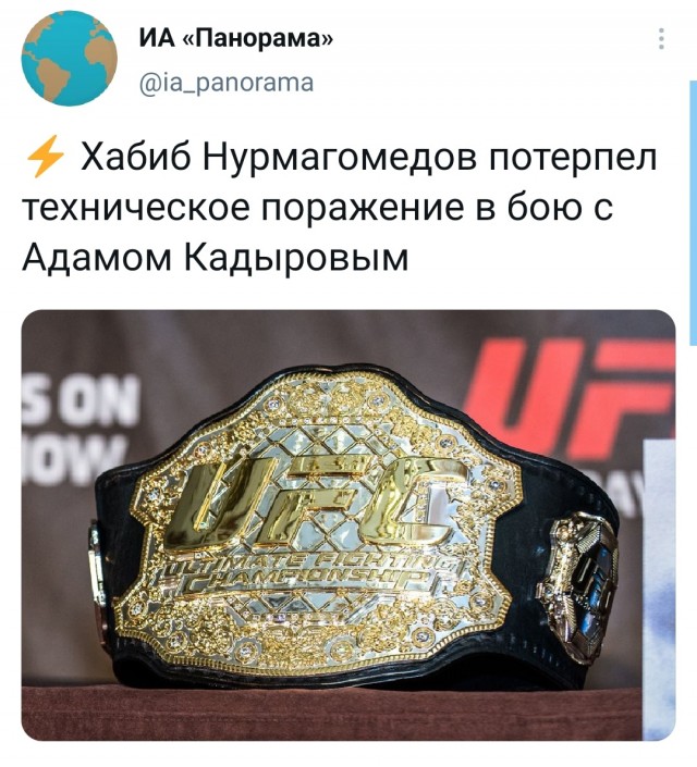 Новый чемпион UFC