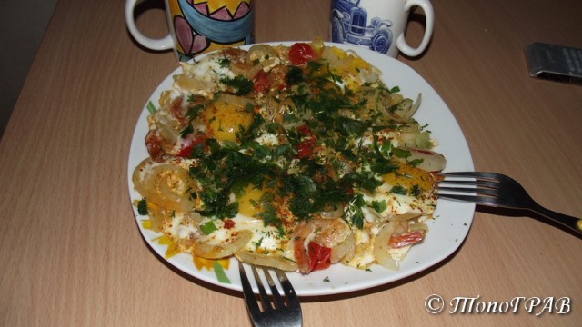 Необычная яичница