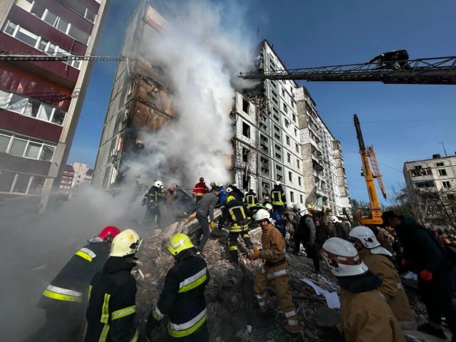 Очередной обстрел Донецка