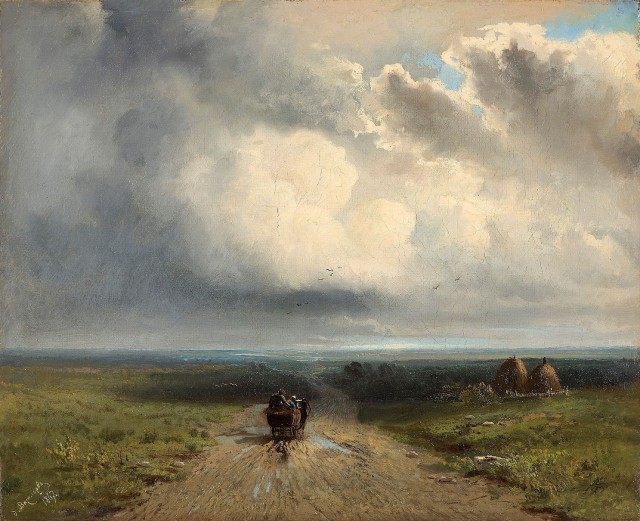 Перед грозой в живописи