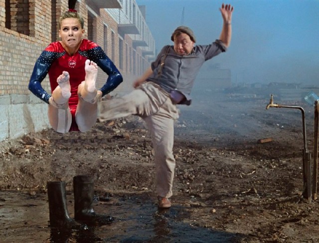 Фотожаба Гимнасточка