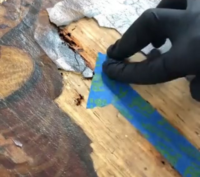 Восстановление иконы Ave Maria