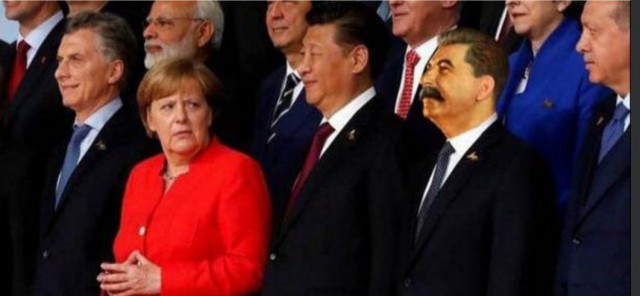 С кем ужинал Путин на G20?