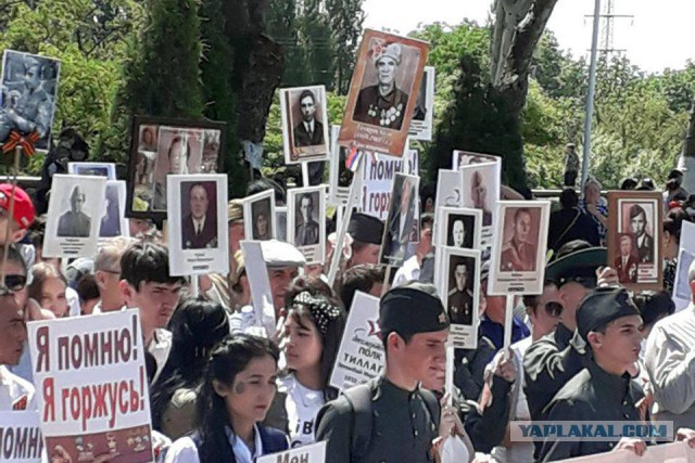 В Ташкенте без разрешения властей прошла акция «Бессмертный полк»