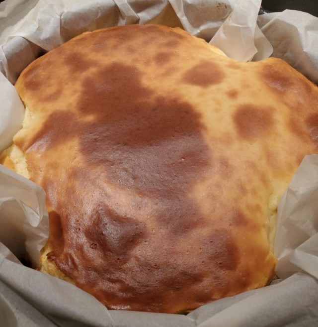 Баскский сожженный чизкейк "Сан-Себастьян"