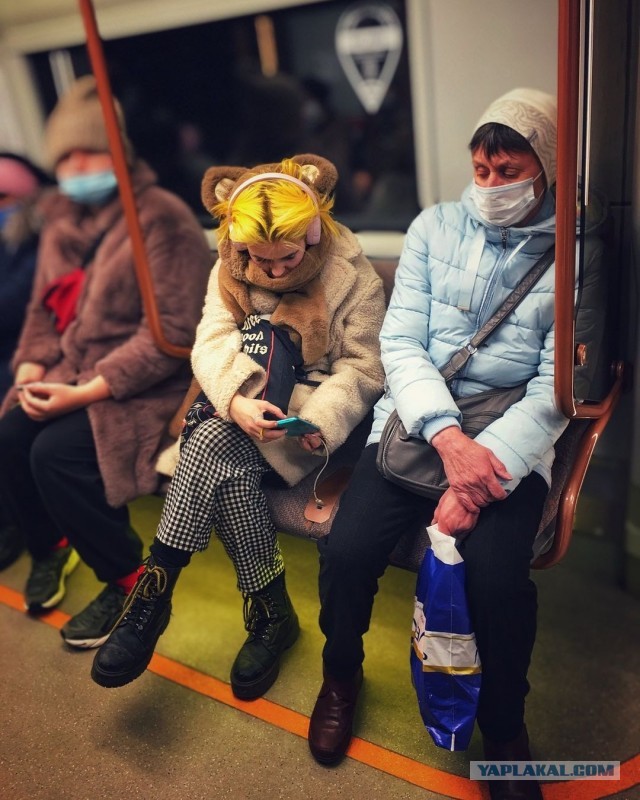Экстремальные модники из нашего метро