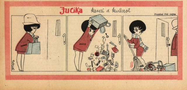 Юцика (Jucika) – ретро-комиксы о неунывающей девушке, к которой ревновала своего мужа жена художника