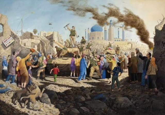 Последний солдат с картины «Минск. 3 июля 1944 год» не смог поехать из Екатеринбурга в Белоруссию. Фото