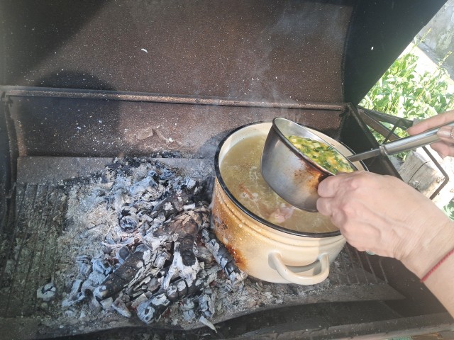 Это не кулеш в полевых условиях,но