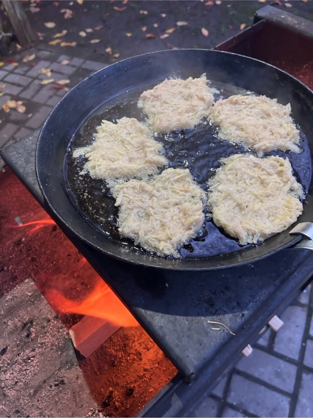 Драники с мясом