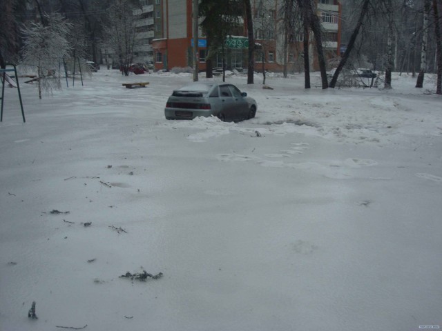 Зима, мороз и обледенение