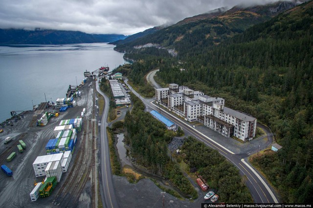 Суровая женщина с оленем в суровом городе Америки