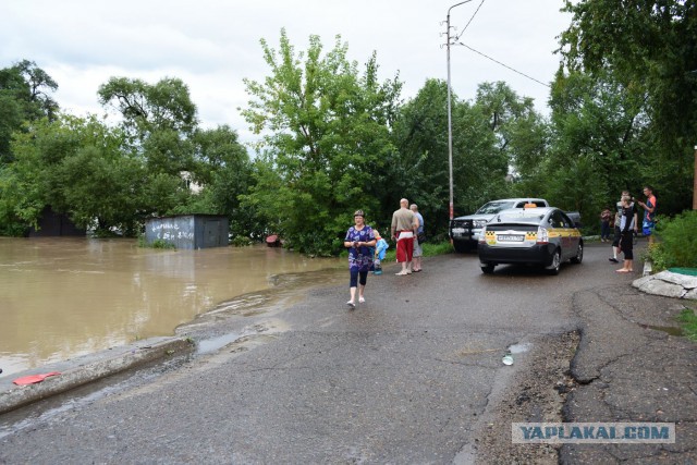 Уссурийск затопил тропический ливень