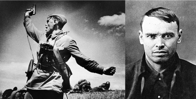 Политрук перед расстрелом,1941 год