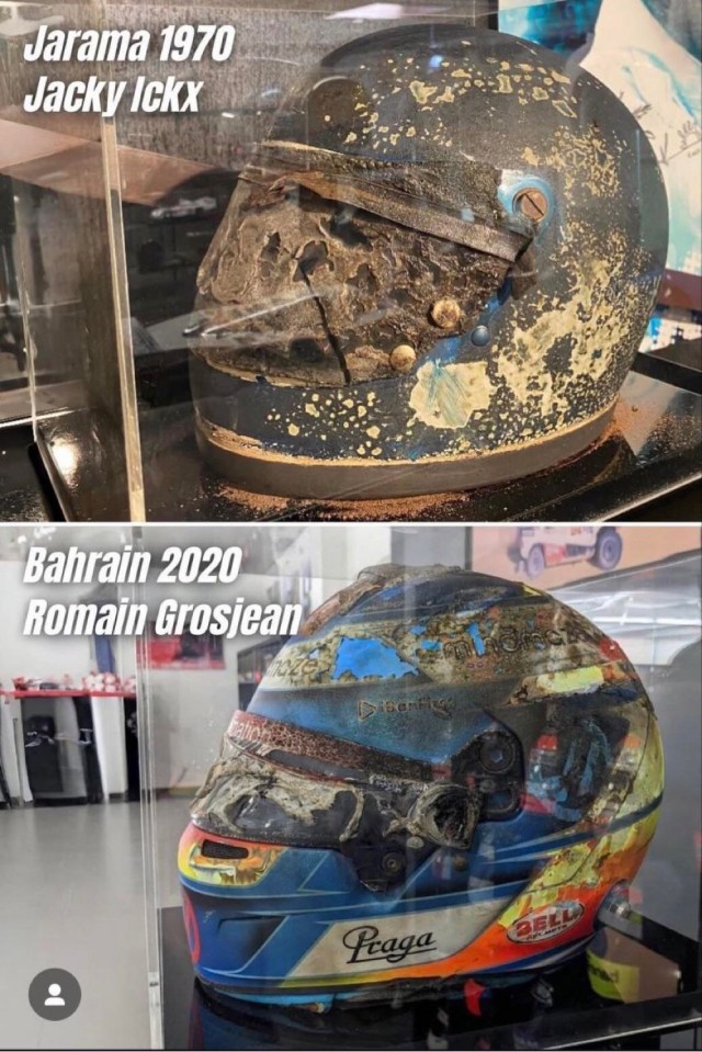 Шлемы пилотов Формулы-1 после самых жестких аварий