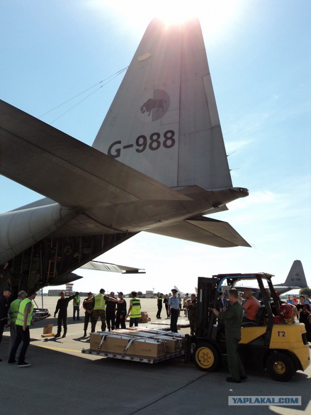C-17 Globemaster III садиться в Харькове