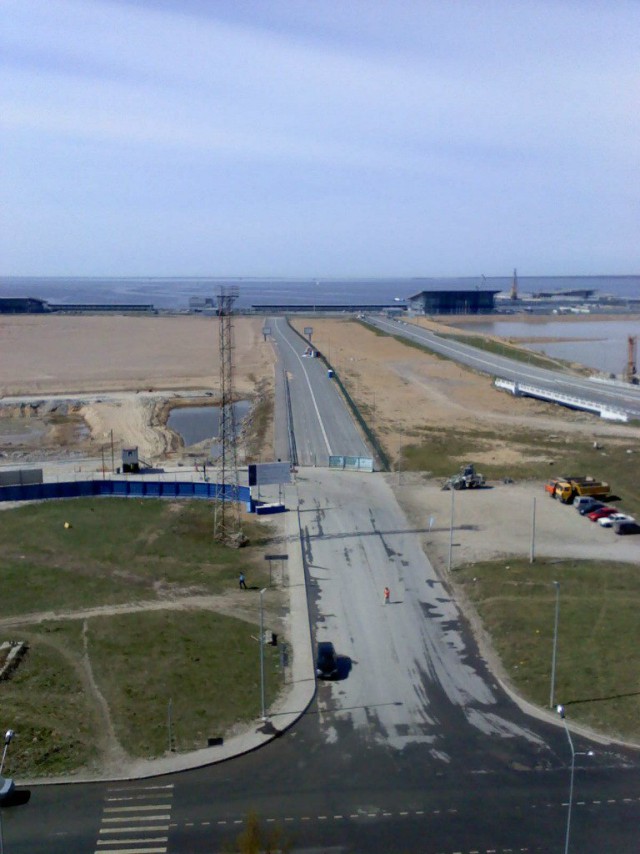 Строительство ЗСД в Петербурге.