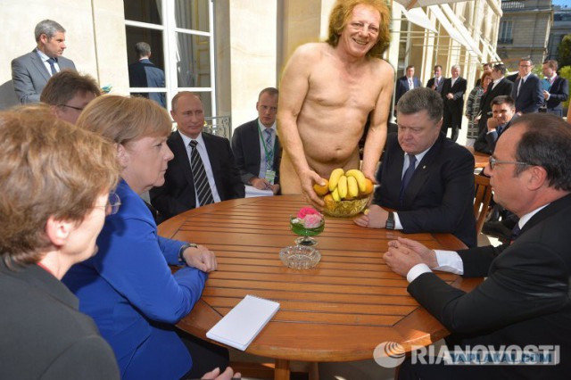 Фотожабы на встречу "большой четверки"