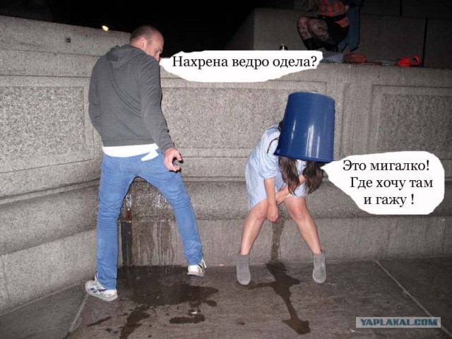 Синее ведро