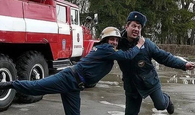 Пока пожарные едут