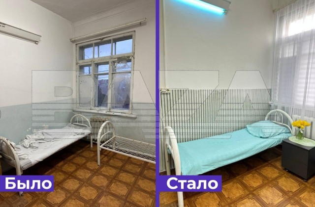 Пациентка сама отремонтировала себе палату в Адыгейской госбольнице, потому что её бесило лечиться в разрухе