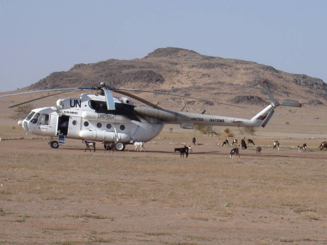 Сахара, взгляд вертолётчика