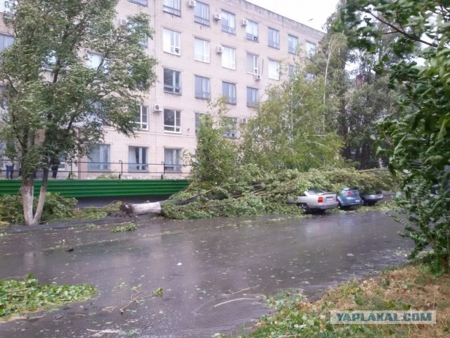 В Ростовской области бушует ураган