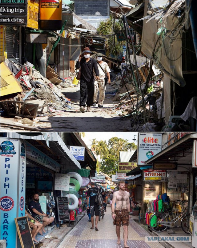 10 лет спустя цунами: фото восстановления Индонези