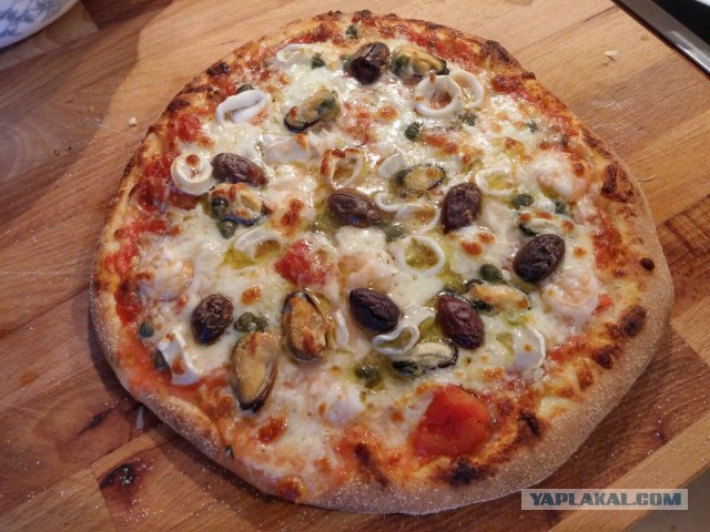 Пицца с Пармской ветчиной (Pizza Prosciutto Crudo)