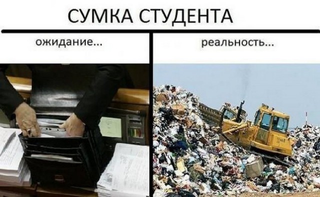 Ожидание против реальности