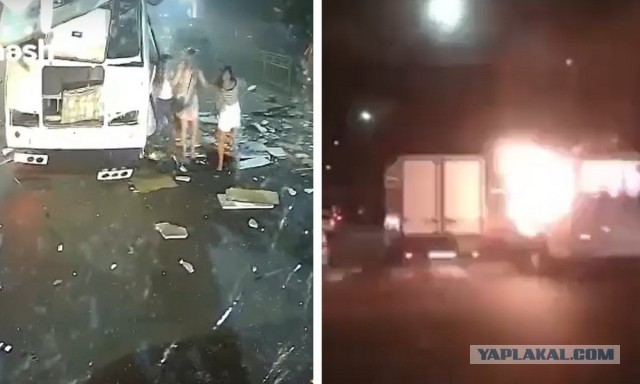 Причиной взрыва автобуса в Воронеже назвали газовый баллон у пассажирки