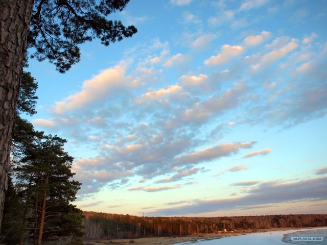 Закат в горах