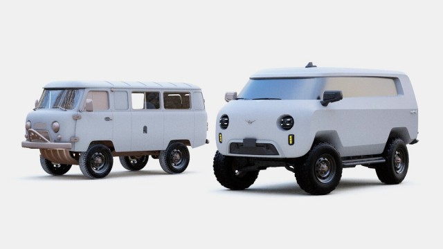 Как могла выглядеть ульяновская «Буханка» если бы её создавали в наши дни?