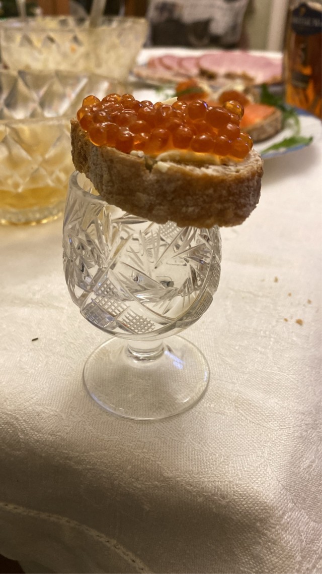 Новогодний стол.
