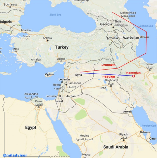 Российская авиация нанесла первый удар по террористам с аэродрома в Иране