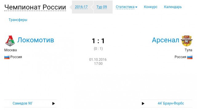 Футбол Чемпионат России 2016-17. Кубок России,РФПЛ,ФНЛ. Часть  III