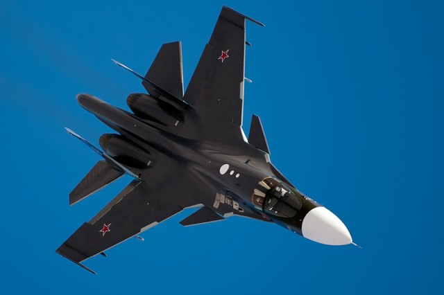 Взлёт на Су-24. Вид из кабины