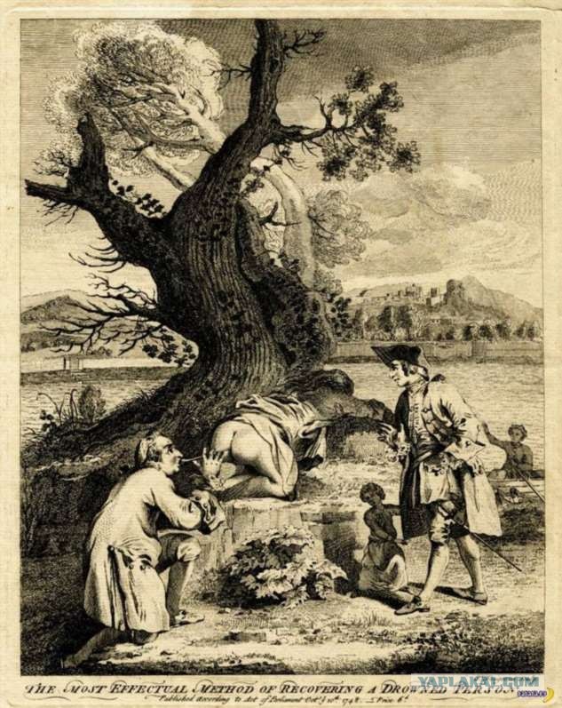 Зачем утопленникам вдували в задницу дым?