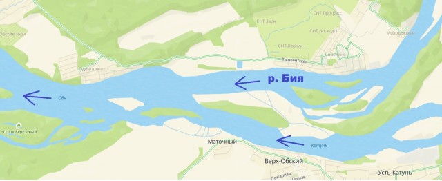 И какая же река в какую впадает.