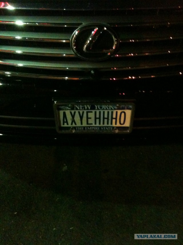 Подборка "русских" номеров в Америке