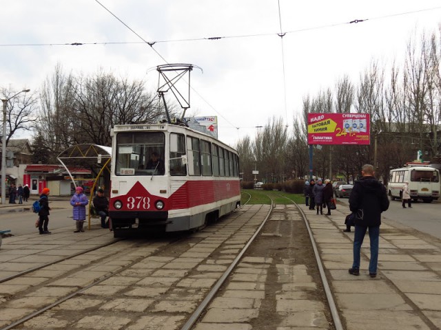 Электротранспорт в городах Донбасса