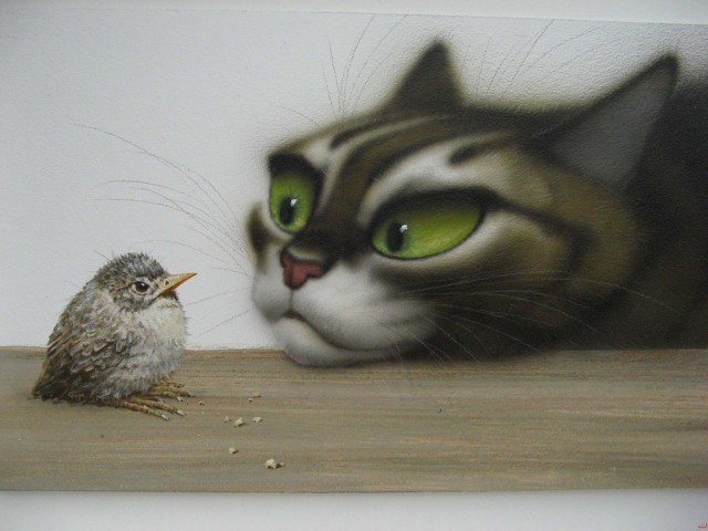 Рисованные киски