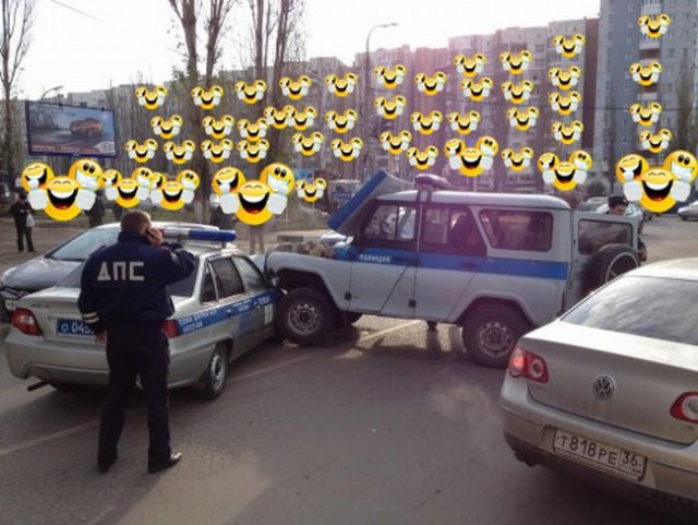 Воронеж, ППС против ГИБДД
